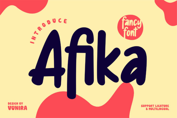 Afika: A Joyful Display Font