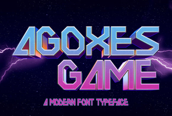 Agoxes Game Font for Creative Projects