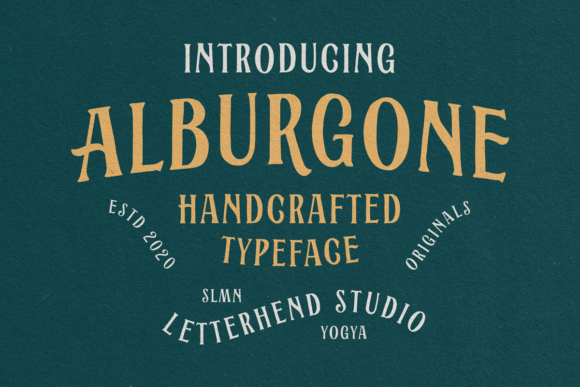 Alburgone: A Vintage Typeface for Timeless Design