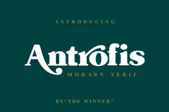 Antrofis: Bold Display Font for Web Design