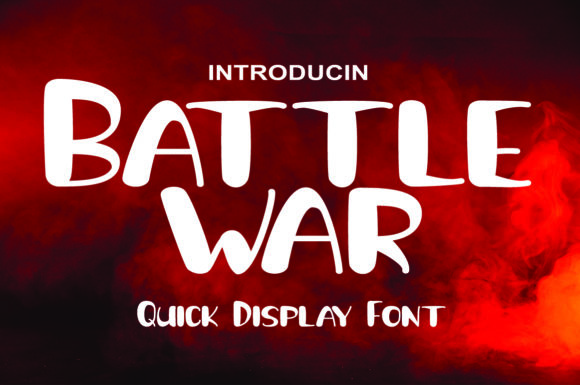 Battle War Font: Bold & Authentic