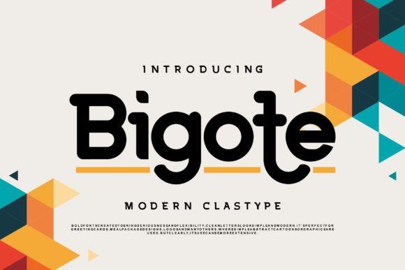 Bigote: A Bold Font for Creative Makers