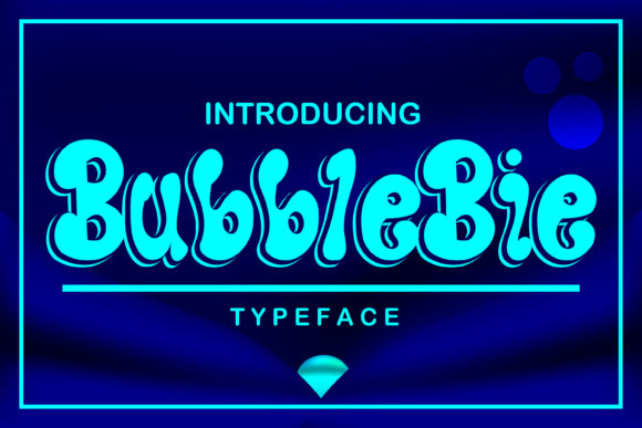 Bubblebie: A Joyful Display Font