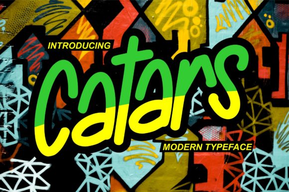 Catars: A Colorful Display Font