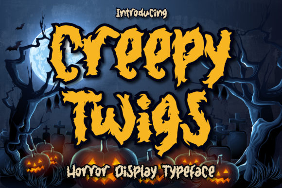 Creepy Twigs: A Unique Display Font