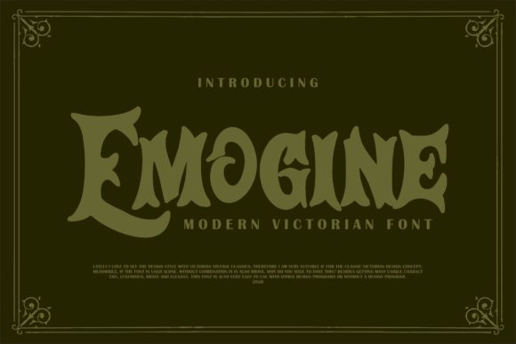 Emogine: Bold Display Font for Web Design