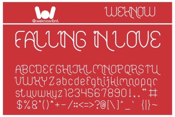 Falling in Love: A Font That Speaks Softly