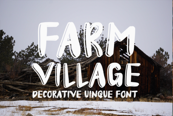 Farm Village Font Review
