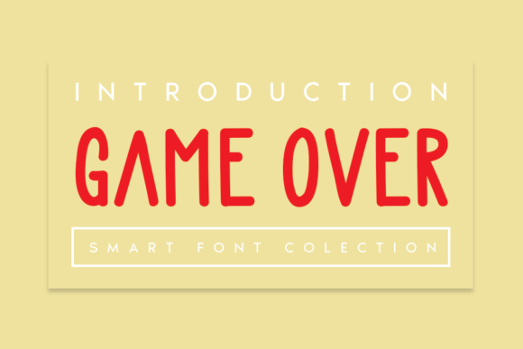 Game Over Font: Bold & Memorable