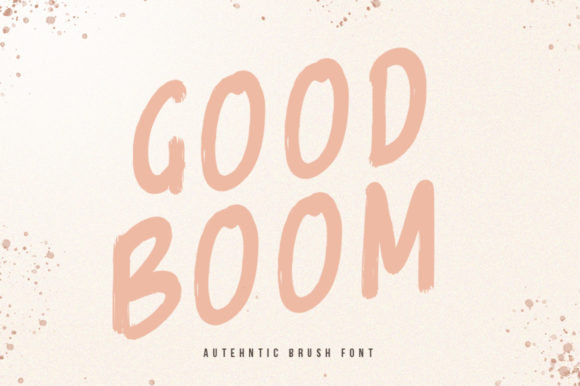 Goodboom: A Bold Display Font