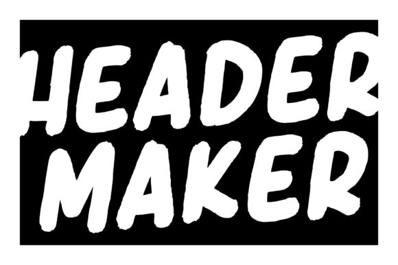 Header Maker: A Bold Font for Editorial Design