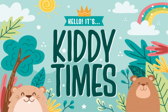 Kiddy Times: A Sweet Display Font