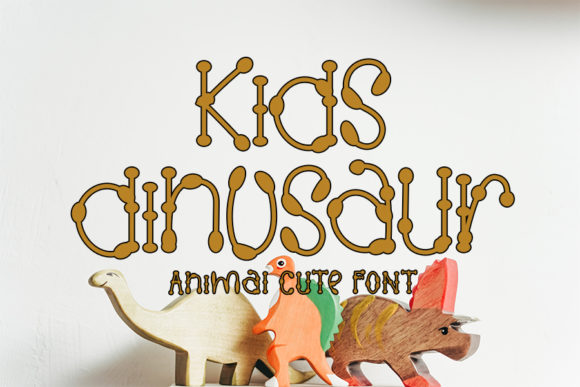 KIDS DINOSAUR Font for Web Design