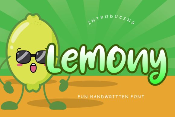 Lemony: A Sweet Display Font