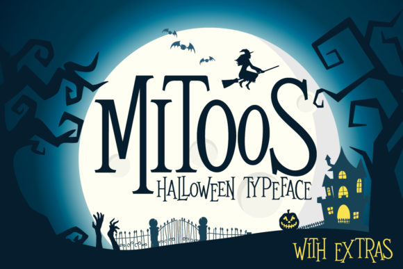 Mitoos Halloween: A Spooky Display Font