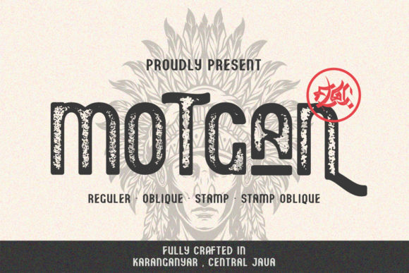Motgan: A Bold Display Font