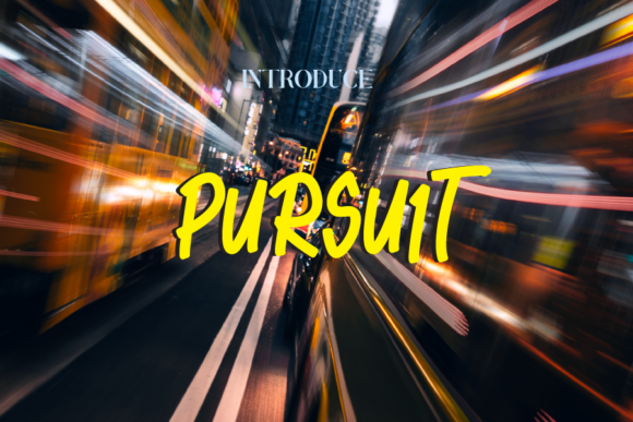 Pursuit Font: Bold and Beautiful