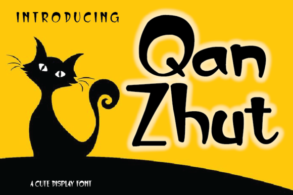 Qan Zhut: A Joyful Display Font
