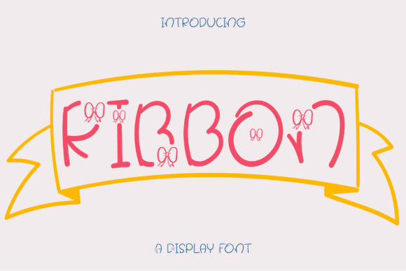Ribbon Font: A Joyful Typeface for Editorial Design