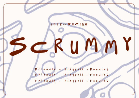Scrummy: A Bold Font for Digital Campaigns