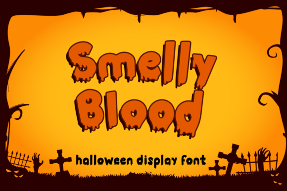 Smelly Blood: A Bold Font for Creative Projects