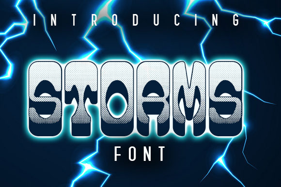 Storms: A Bold Display Font